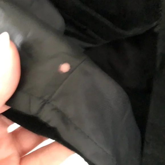 Vintage 80’s Gitano black suede midi pencil skirt SMALL - Picture 4 of 10